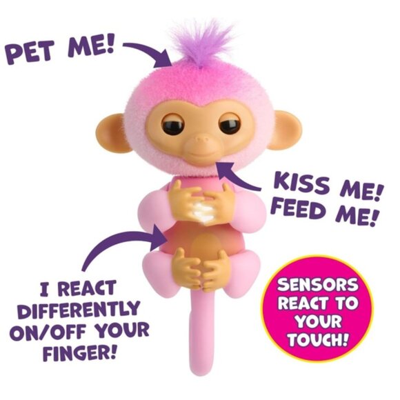 Harmony the Interactive Baby Monkey Reacts to Touch 70+ Sounds & Reactions - Picture 2 of 3